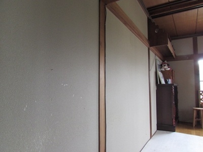 完成写真撮り忘れ？　壁抜き流行？