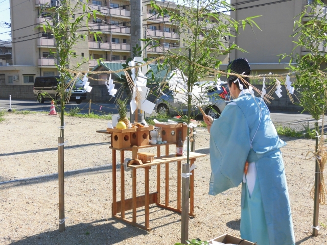 新築　地鎮祭